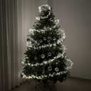 Christmas String Lights with Extra Reinforced Iron Wire and Pliers, 8 Mode Remote Control, Warm White LED String Lights for Christmas Tree Indoor Outdoor Camping Decor (40 ft)