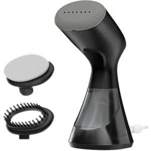 Conair Handheld Garment Steamer for Clothes, Compact Fabric Steamer for Home or Travel, Clothes Steamer Handheld, Handheld Garment Steamers for Clothes, Travel Steamer, 30-Second Heat-Up, Black