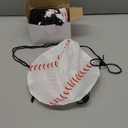 Kacctyen 12 Pcs Baseball Drawstring Bags Baseball Goodie Bags Sports Drawstring Backpack for Sports Party Favors for Girls Boys