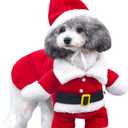 Christmas Pet Costumes Dog Cat Christmas Santa Suit Pet Cosplay Costumes (XL)