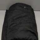 RYB HOME Thermal Insualted Door Curtain for Winter, Black Curtain Window Cover Room Dividers Noise Dampening Blanket Drafty Door for Basement Home Theater, W34 x L82 inch, 1 Panel