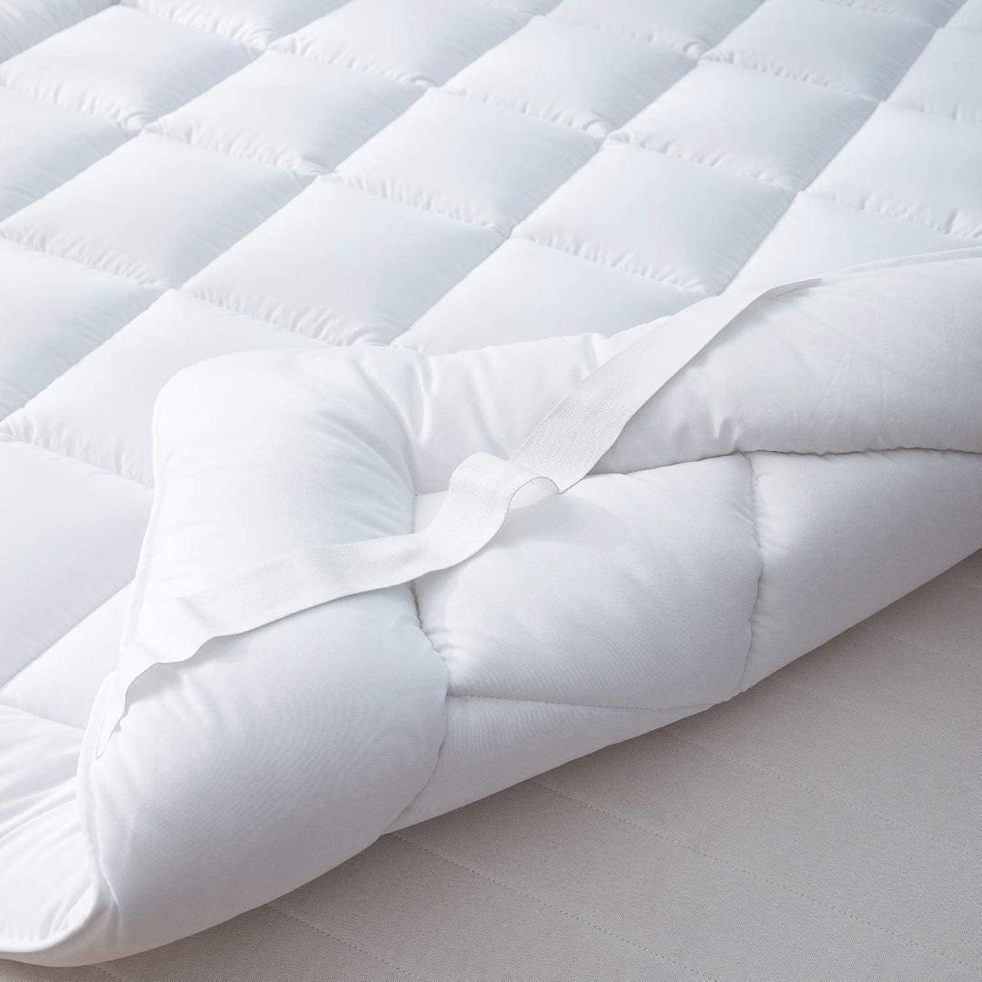 Niagara Mattress Topper Twin - Cooling Breathable Pillow Top Mattress Pad for Back Pain Relief - Deep Pocket Topper Fits 8-20 Inches Mattress