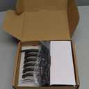 V4light LED Puck Lights, Smart Under Cabinet Lighting with Remote Control, Color Temperature Adjustable, Works with Alexa & Google Home, Plug-in Lights for Kitchen, Counter, Closet, Shelf (6 Pack, Brown)