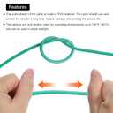 MECCANIXITY THHN Stranded Wire 10 Feet 10AWG Gauge Insulation Building Wire - UL Listed Copper Cable - PVC 600V Electrical Wire for Residential,Commercial,Industrial,Grounding - Green