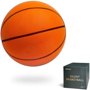 Silent Basketball Size 7 (29.5")  2025 Upgrade Noiseless Indoor Basketball for Quiet Dribbling and Indoor Training, Higher Bounce Soft Foam Soundless Ball