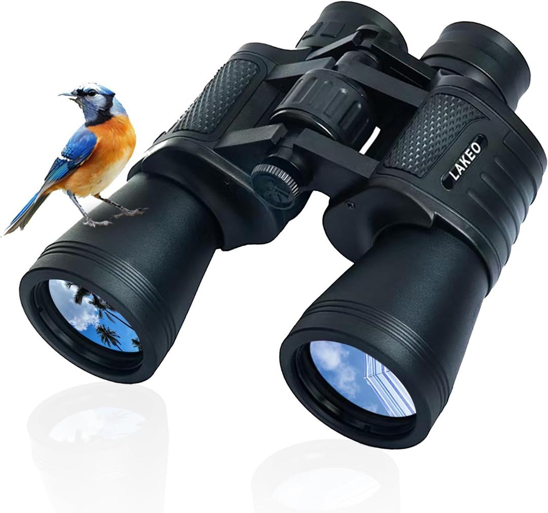 30x50 High Powered Binoculars for Adults, Waterproof Compact Binoculars with Low Light Vision for Bird Watching Hunting Football Games Travel Stargazing Cruise with Carrying Bag