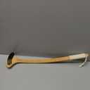 Bamboo Back Scratcher, Oversized Body Scratcher with 22” Curved Long Handle and 2 in 1 Wide Scratching/Massaging Head, for Itch Relief, Body Brush backscratchers for Adults Men Women