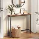 VASAGLE 31.5" Console Table, Narrow Behind Couch Table, 1 Tier
