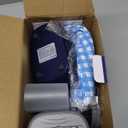 Powerful Handheld Fabric Steamer - 1800W with Fast Ceramic Heat-Up Plate, 2-in-1 Ironing & Wrinkle Remover, Steam Nozzle, Lint Brush - Blue, for US 120V Only