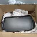 bella Electric Non-Stick Griddle, Make 10 Eggs At Once, Healthy-Eco Non-stick Coating, Hassle-Free Clean Up, Large Submersible Cooking Surface, 10.5" x 20", Black