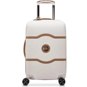 DELSEY PARIS Chatelet Air 2.0 - Hardside Carry-On Luggage 19 Inch - 360° Spinner Wheels - TSA Lock - USB Port -  Lightweight Polycarbonate Travel Suitcase, Angora