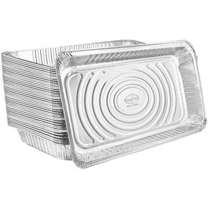 Aluminum Pans Full Size, Large Disposable Roasting & Baking Pan, 21"x13" Deep Foil Pans (Count of 10) Extra Heavy Duty Chafing Trays for Hotels, Restaurants, Caterers, Steam Table, Buffets & Bakeware
