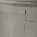 Farmhouse Shoe Cabinet with 3 Flip Drawers & 3 Tier Adjustable Shelves, 32.3" Wide White Shoe Cabinet with Roman Column, Hidden Shoe Storage Cabinet for Entryway, Hallway