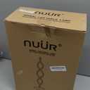 NUR Bedside Lamps Set of 2, Black Lamps for Living Room, Dimmable LED Nightstand Lamp, Small Nightstand Lamp for Bedroom, Home, Living Room, Office