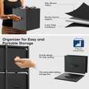 Mavivegue 9 Cube Storage Organizer, Closet Organizers and Storage, Cube Storage Shelf, Easy to Assemble with Storage Drawers, DIY Closet Cube Organizer for Living Room, Bedroom, Dorm Room-Black