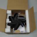 HIDALIFE Wood Stove Fan, Fireplace Heat Powered Fan with Bracket Compatible for Buddy Heater,Thermal Stove Blower for Gas Pellet Wood Burner-6 Blades