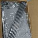 STORAGE MANIAC 120 Liters Vertical Rolling Laundry Hamper, 3 Section Laundry Sorter with Wheels and 2 Breaks, 3-tier Laundry Baskets for Small Space, Dorm, Laundry Room, Closet, Bathroom, Gray 3-tier