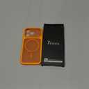 TOCOL for iPhone 17 Pro Case, Compatible with Magsafe Charger, Full Camera Protection, Translucent Matte Phone Case for 17 Pro 6.3 inch (Orange)