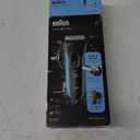 Braun Electric Series 3 Razor with Precision Trimmer, Rechargeable, Wet & Dry Foil Shaver for Men, Blue/Black, 4 Piece