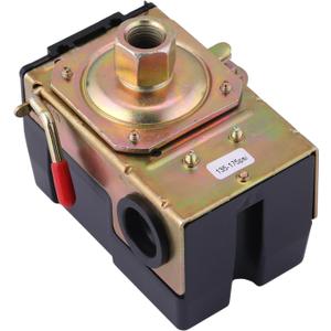 Air Compressor Pressure Switch 175 PSI Single Port 135-175 PSI Heavy Duty 1/4 NPT 135 PSI Pressure Switch Air Pump Pressure Switch Pumptrol Air Pressure Switch for Air Compressor