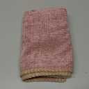 ANRODUO Pack of 2 Pink Chenille Throw Pillow Covers 12x20 Inch Farmhouse Decorative Pillow Covers with Stitched Edge Soft Throw Pillows for Couch Sofa Bed and Living Room Spring Boho Home Decor