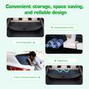 Cargo Cover for Mazda CX50 CX-50 2023 2024 2025 Accessories,Trunk Cover Anti Peeping Sunshade Retractable Safety Cover for Mazda CX 50 2025 2024 2023 (Carbon Fiber Texture)