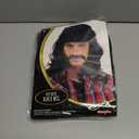 2 x Kangaroo Mullet Wig - The Perfect 80s Rocker Costume Accessory for Men - Halloween, Punk, and Disco (Black)