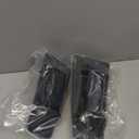 Metal Extended Cab Door Handles Compatible with 1999-2007 Chevy Silverado 1500 2500 3500, GMC Sierra, Rear Left Driver and Right Passgenger Side Replace# 15758171, 15758172