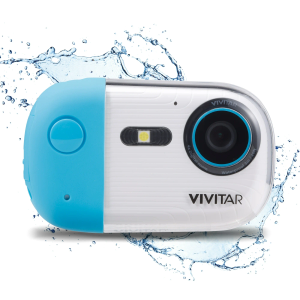 Vivitar Aqua Snap Underwater Digital Camera with HD Video Recording, New Waterproof Action Camera, Blue