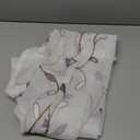 Creative Home Ideas 63 Inch Embroidered Floral, Extra Wide 54&quot;x63&quot; Decorative Leaf Grommet Purple Living Room Curtains (54&quot;W x 63&quot;L (Pack of 1), Lilac)