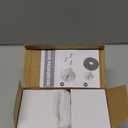 Glass Door Knobs Interior for Hall and Closet, Crystal Single Dummy Door Knob,Oil Rubbed Bronze Dummy Door Knobs (2 Pack)