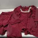 Mother of Bride Pant Suits 3 Piece Chiffon Sets Hand Sewn Diamonds Wedding Guest Outfit Size 8