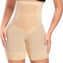 Womens Shapewear Shorts Tummy Control Body Shaper Thigh Slimmer Slip Shorts for Under Dress Shapewear Underwear (X-Large)