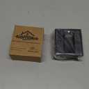 HOMOTEK Passage Sliding Door Pull Black Without Switch Plate- Replace Old Or Damaged Pocket Door Pull Quickly and Easily, 2-3/4x2-1/2, for 1-3/8 Thickness (No Lock-Black)