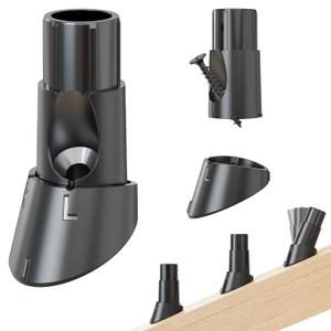 100 Pcs Baluster Slant Shoes for 3/4" OD Hollow Round Deck Balusters, Easy to Install Staircase Baluster Connectors, Stair Railing Connectors for 2242 Angled Railings, Baluster Repair Kit