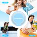 SMARTDEVIL Magnetic MagSafe Case for iPhone 17 Pro Max, Strong Magnetic Clear Shockproof Cover with 2 Screen Protectors, Ultra-Slim Anti-Yellowing Phone Case-White