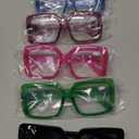 Eyekepper Huge Metalless Reading Glasses with Screwless Spring Hinges 6 Pack Oversized Readers for Women +2.00