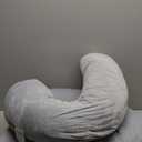 Momcozy Pregnancy Pillows for Sleeping, U Shaped Full Body Maternity Pillow with Removable Cover - Support for Back, Legs, Belly, HIPS for Pregnant Women, 57 Inch Pregnancy Pillow for Women, Grey