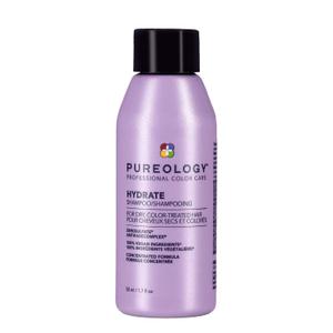 Pureology Hydrate Shampoo - For Dry or Color Treated Hair, Moisturizing Shampoo For Hydration & Softness, With Rose Extract & Green Tea, Vegan & Sulfate-Free (1.7 Fl Oz (Pack of 1))