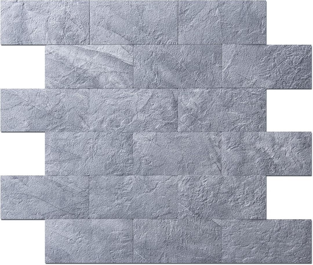 Art3d 10-Pack Peel and Stick Backsplash Tile for Kitchen Bathroom Fireplace Vanitity, Self-Adhesive Wall Tile in Blue Grey