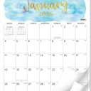 2026 Wall Calendar - Hanging Wall Calendar 2026 from January 2026 - December 2026, 11.4" x 14.6", Twin-Wire Binding, Large Blocks with Julian Dates, Perfect for Planning