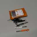 KIVORA 4 Pack Dog Whistle to Stop Barking Neighbors Dog,304 Stainless Steel Adjustable Ultrasonic Silent Dog Training Whistle for Recall & Bark Control,Professional Whistle Suitable for All Dogs (Orange,Black,White)