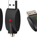 3 PCS Universal USB Thread Cable, Smart Charger with LED Indicator, Intelligent Overcharge Protection USB Adapter for Wireless Soldering Iron Charger