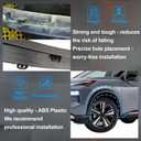GXARTS Front Left Side Fender Wheel Molding Trim Compatible with Nissan Rogue 2021 2022 2023# 63861-6RR1A 638616RR1A