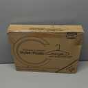 Utopia Home Plastic Hangers 20 Pack - Space Saving Clothes Hanger - Durable & Strong Closet Organizers and Storage with Built-in Strap Hooks - Essential for Shirts, Pants, Skirts & Coats (White)