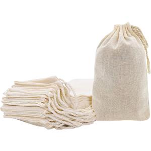 Pack Cotton Muslin  Bags 19x20 6 pack