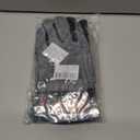 YESWELDER Leather Work Gloves for Men or WomenSuitable for welding | gardening |construction etc. Cowhide leather with cotton lining, wrist closure, grippy and durable.Reinforced palm,Black-gray L (Large (Pack of 1))