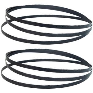 62 Inch x 1/4 Inch x 14 TPI Bandsaw Blades High Carbon Steel Band Saw Blades for Woodworking for Wen,Craftsman,Ryobi,Skil 9" bandsaw -0.014 Inch Thick 2 Pack Black