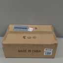 Kaiyuan 47'' Black Linear Chandelier, Modern Farmhouse Kitchen Island Light with Glass Shades, 6 Light Dimmable LED Pendant Light for Dining Room