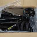 Economy Knee Scooter Steerable Knee Walker for Foot Injuries Compact Crutch Alternative with Dual Braking System (Black)